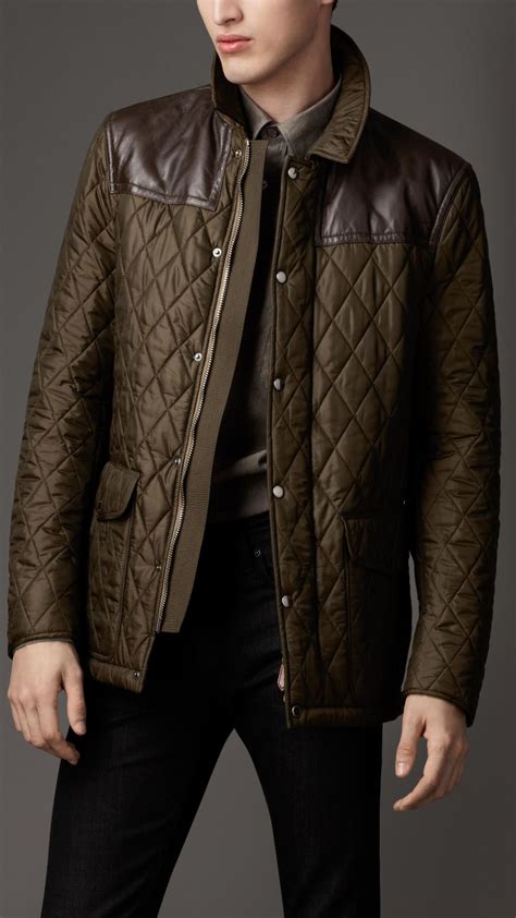 burberry padded jacket men's